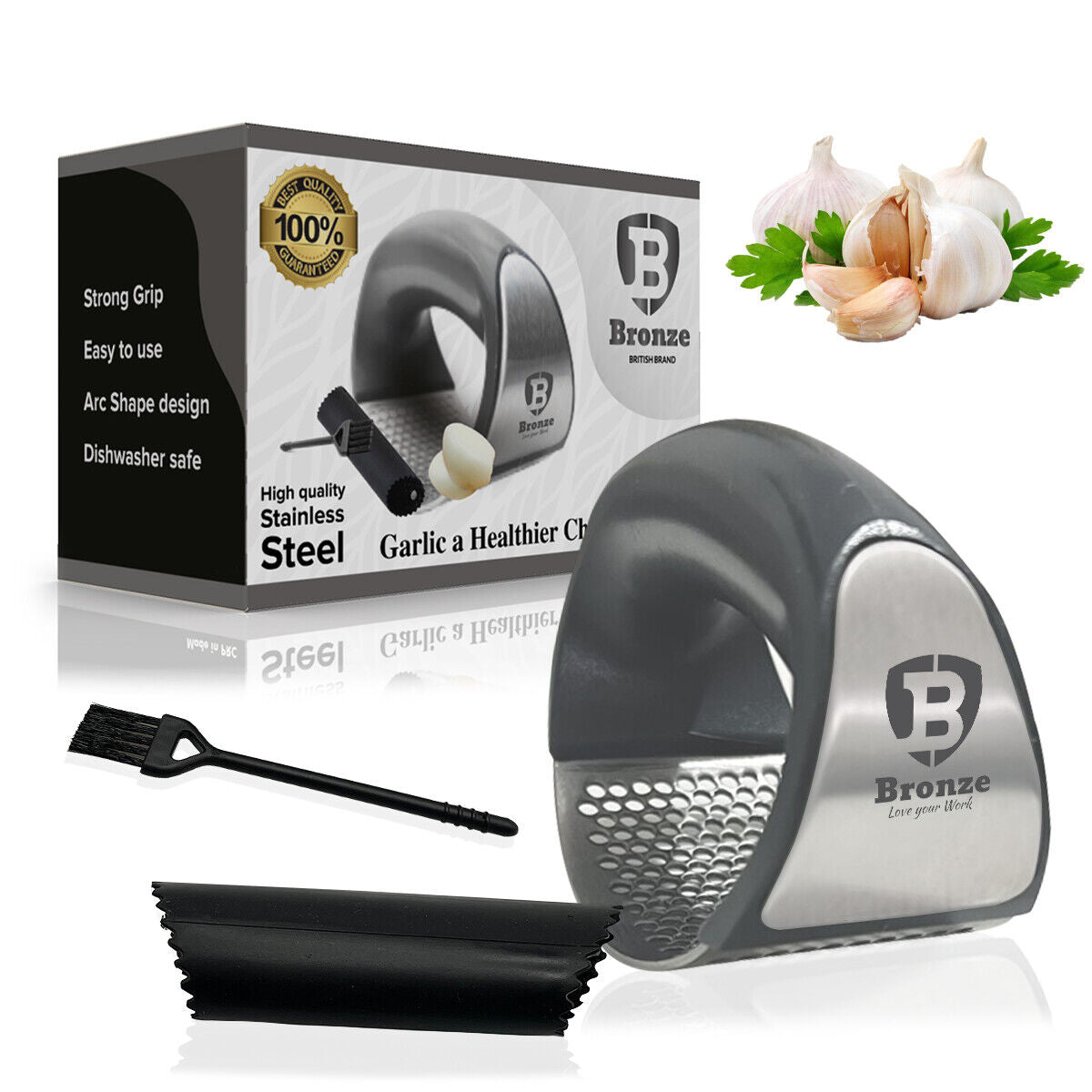 【EASY PREP】 Foodie Press™ Stainless Steel Vegetable Press