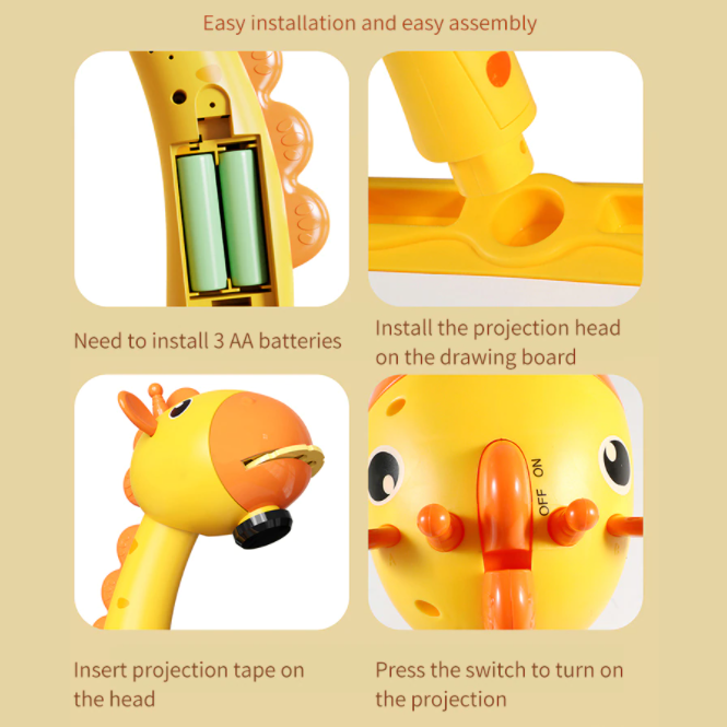 LED Kids Drawing Projector
