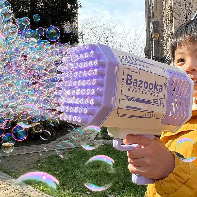 【ENDLESS FUN!】 Bubble Bazooka™ Bubble Spraying Toy Gun