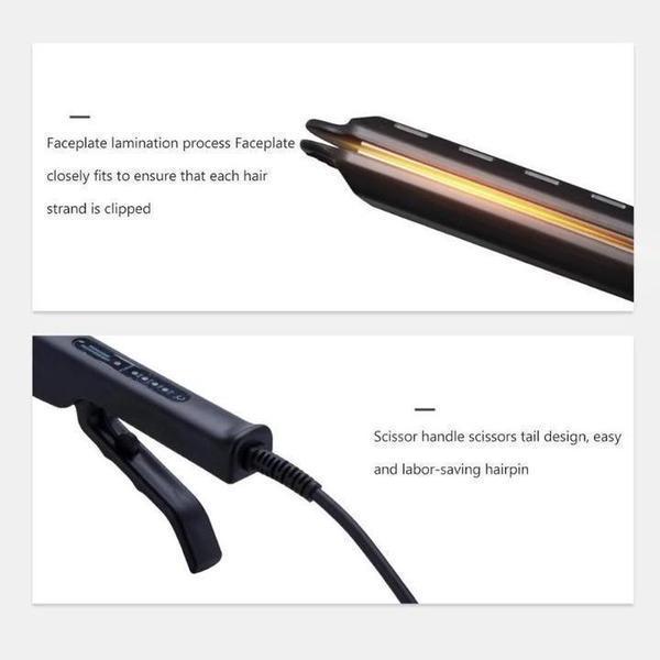【SILKY SMOOTH!】 Ceramic Tourmaline Ionic Flat Iron Hair Straightener