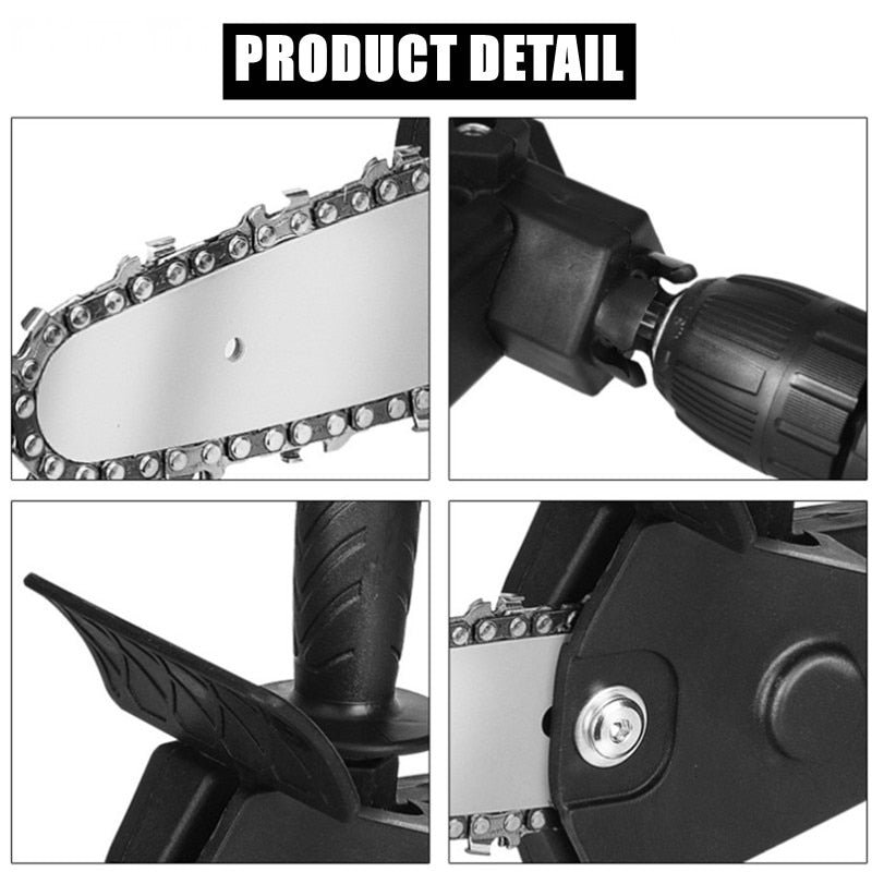 【EFFORTLESS POWER!】 Universal Chainsaw Drill Attachment