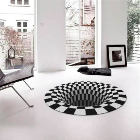 【DEPTH ILLUSION!】 Vortex Illusion Rug