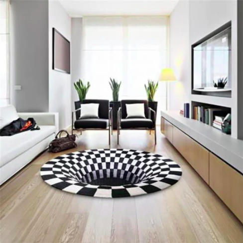 【DEPTH ILLUSION!】 Vortex Illusion Rug