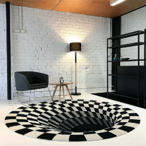 【DEPTH ILLUSION!】 Vortex Illusion Rug