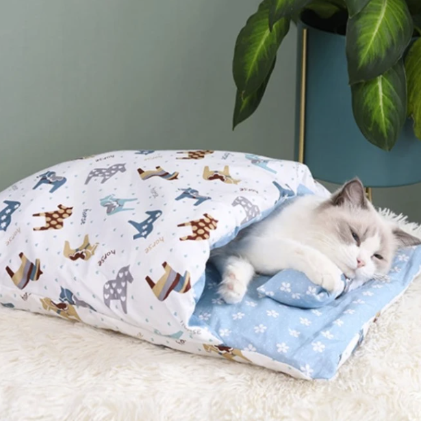 【PURRFECT SLEEP】 FurBuddy Cozy Sleeping Bag