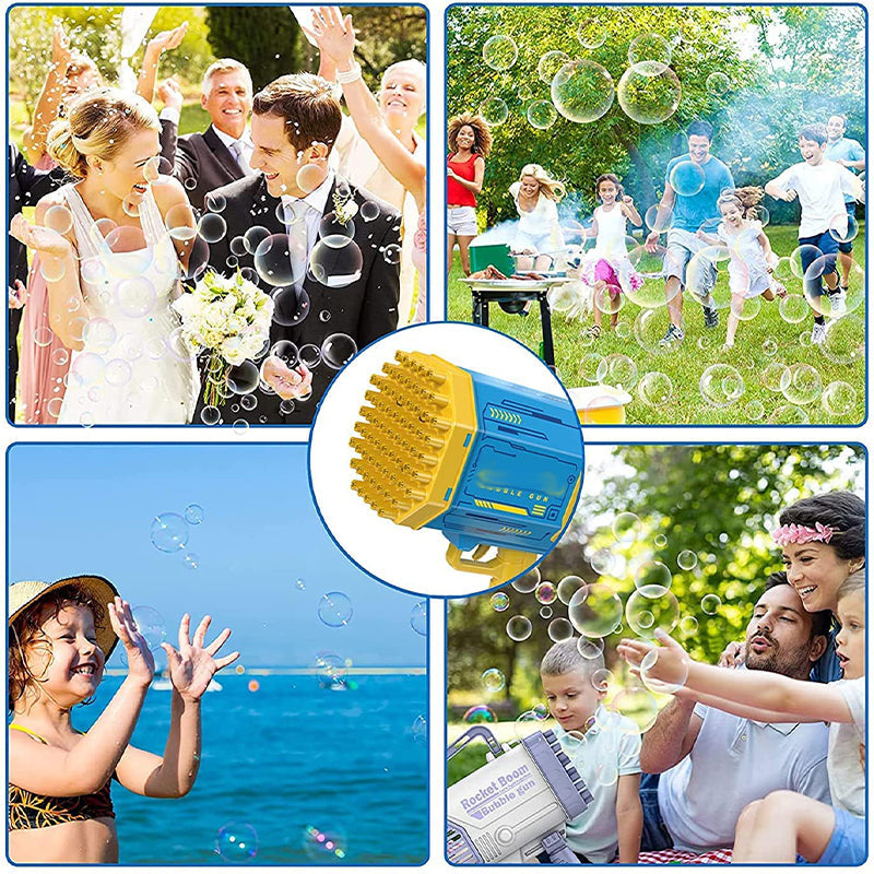 【ENDLESS FUN!】 Bubble Bazooka™ Bubble Spraying Toy Gun