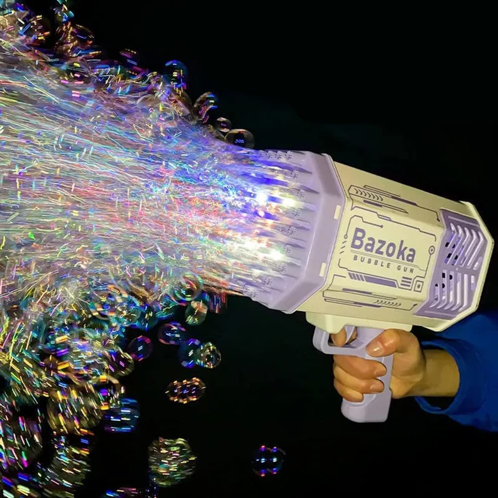 【ENDLESS FUN!】 Bubble Bazooka™ Bubble Spraying Toy Gun