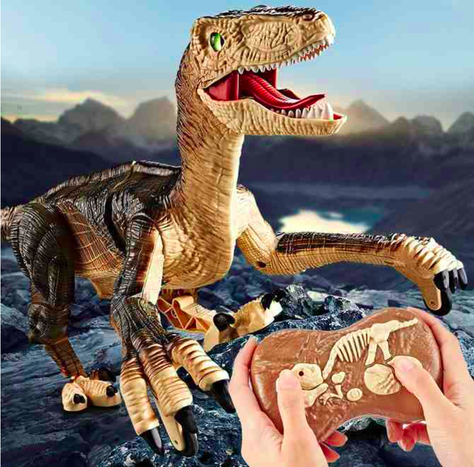 【JURASSIC JOY!】 Remote Control Dinosaur Toys for Kids