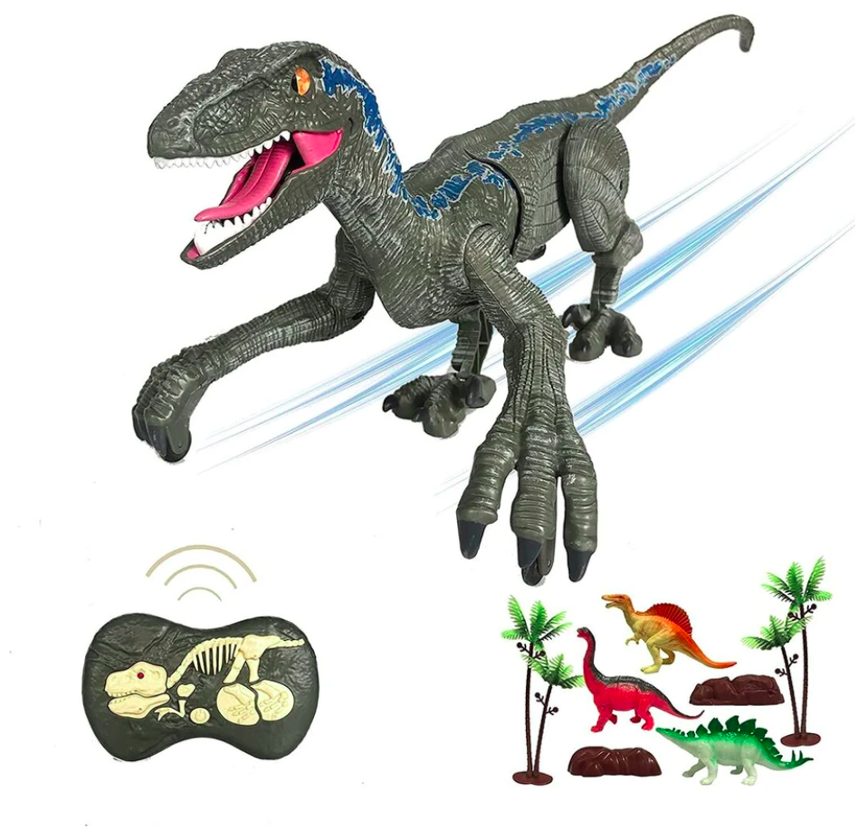 【JURASSIC JOY!】 Remote Control Dinosaur Toys for Kids