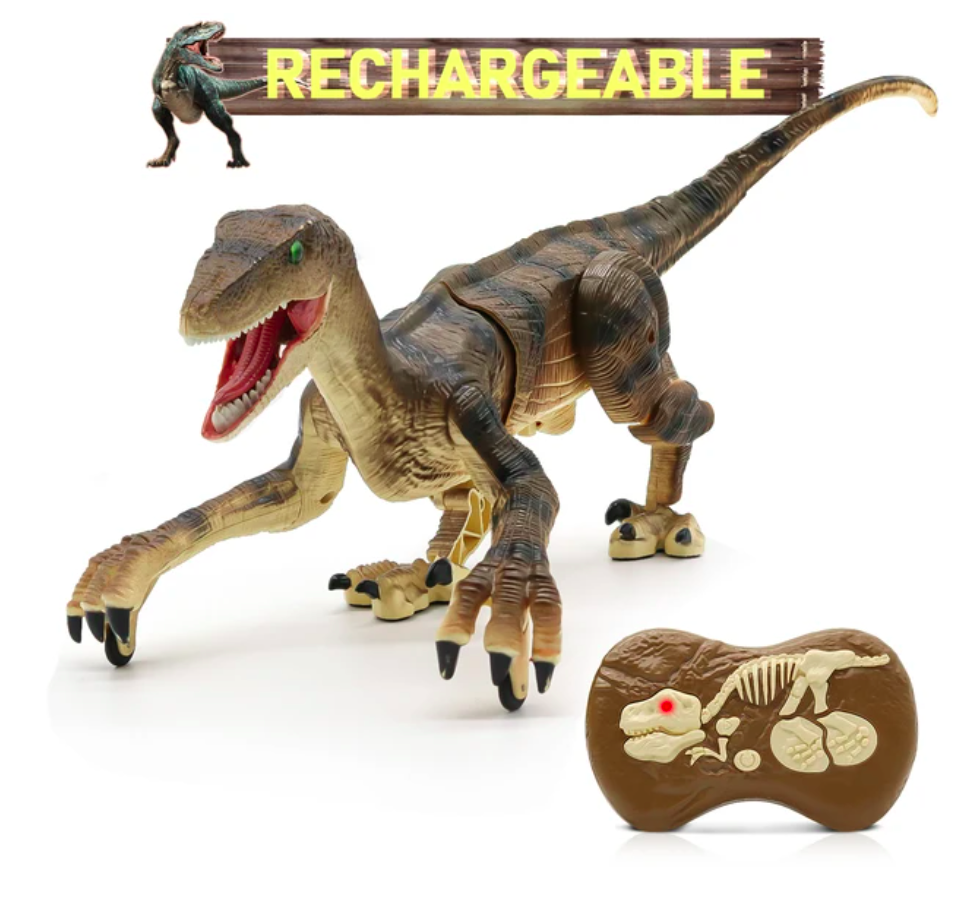 【JURASSIC JOY!】 Remote Control Dinosaur Toys for Kids