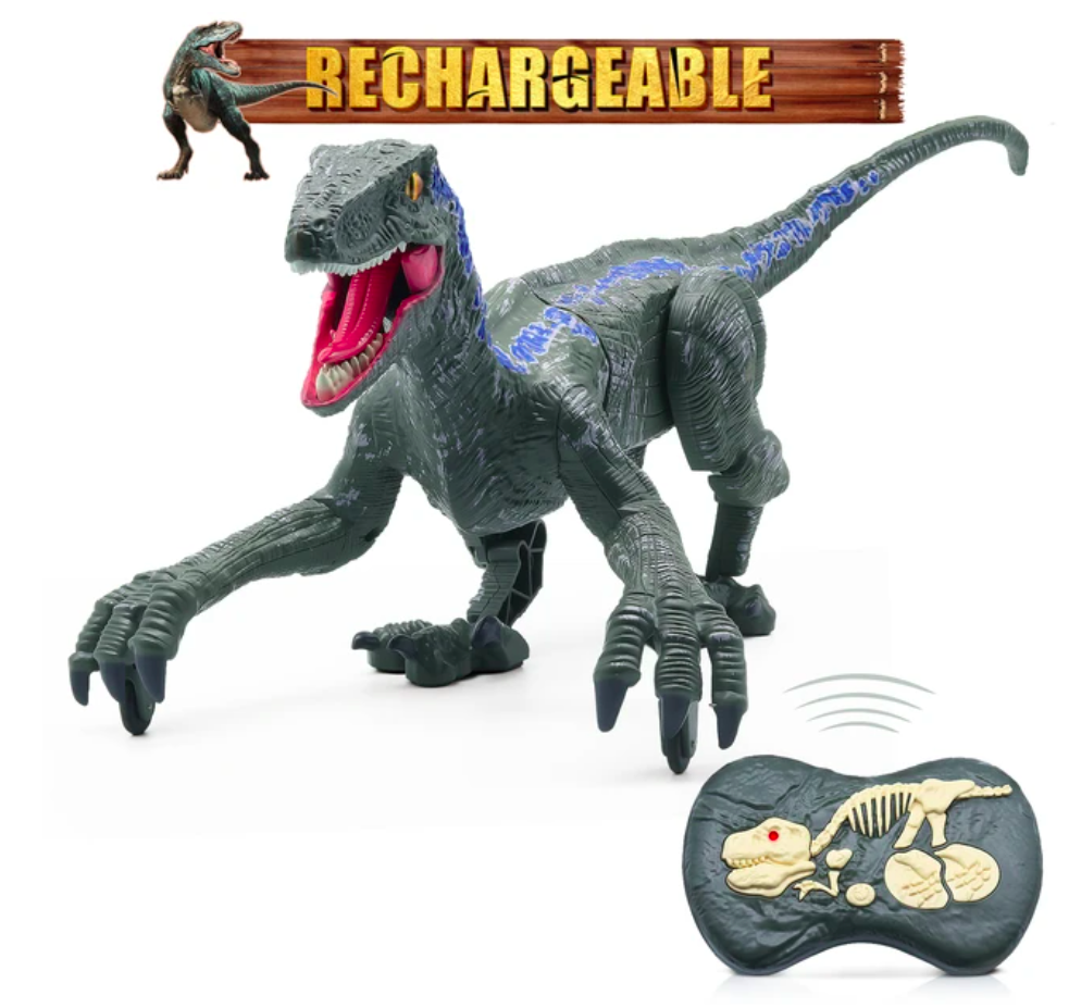 【JURASSIC JOY!】 Remote Control Dinosaur Toys for Kids