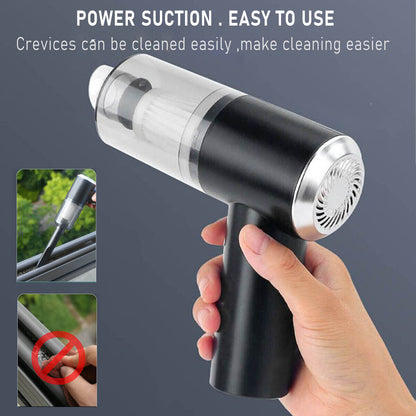 【CLEAN EASY!】Wireless Handheld Car Vacuum Cleaner