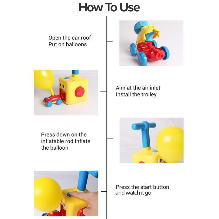🔥【BOGO 10% Off】 Balloon Car Children's Science Toy