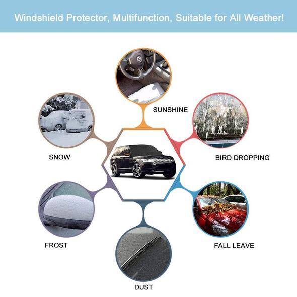 🔥【BOGO 20% Off】 Universal Windshield Snow & Ice Defence Cover