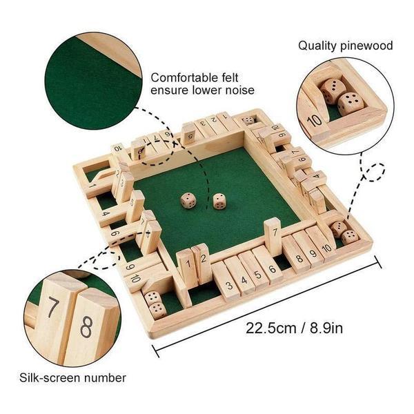 【FAMILY FUN!】 Shut The Box Board Game
