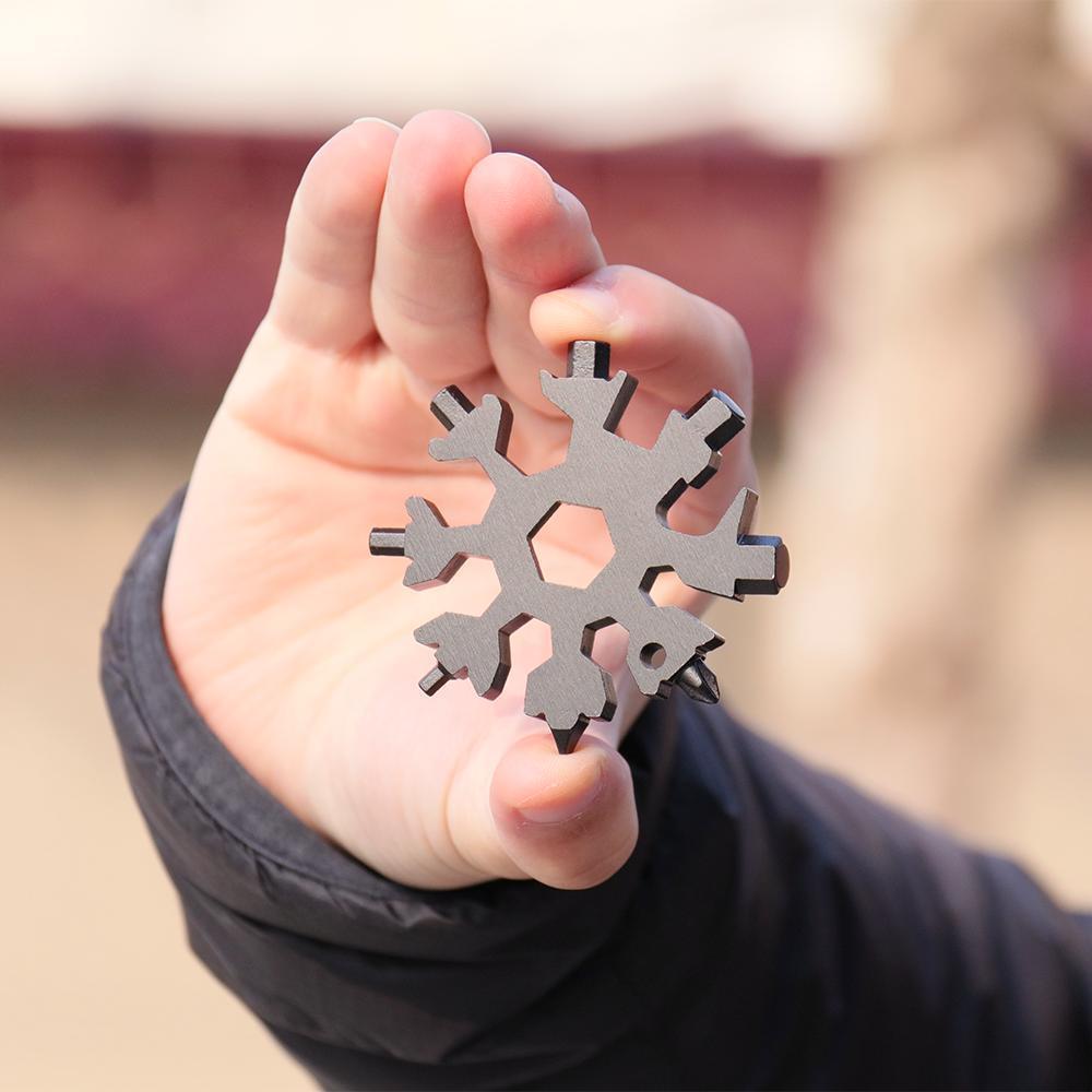 18-in-1 Stainless Steel Snowflake Multi-Tool