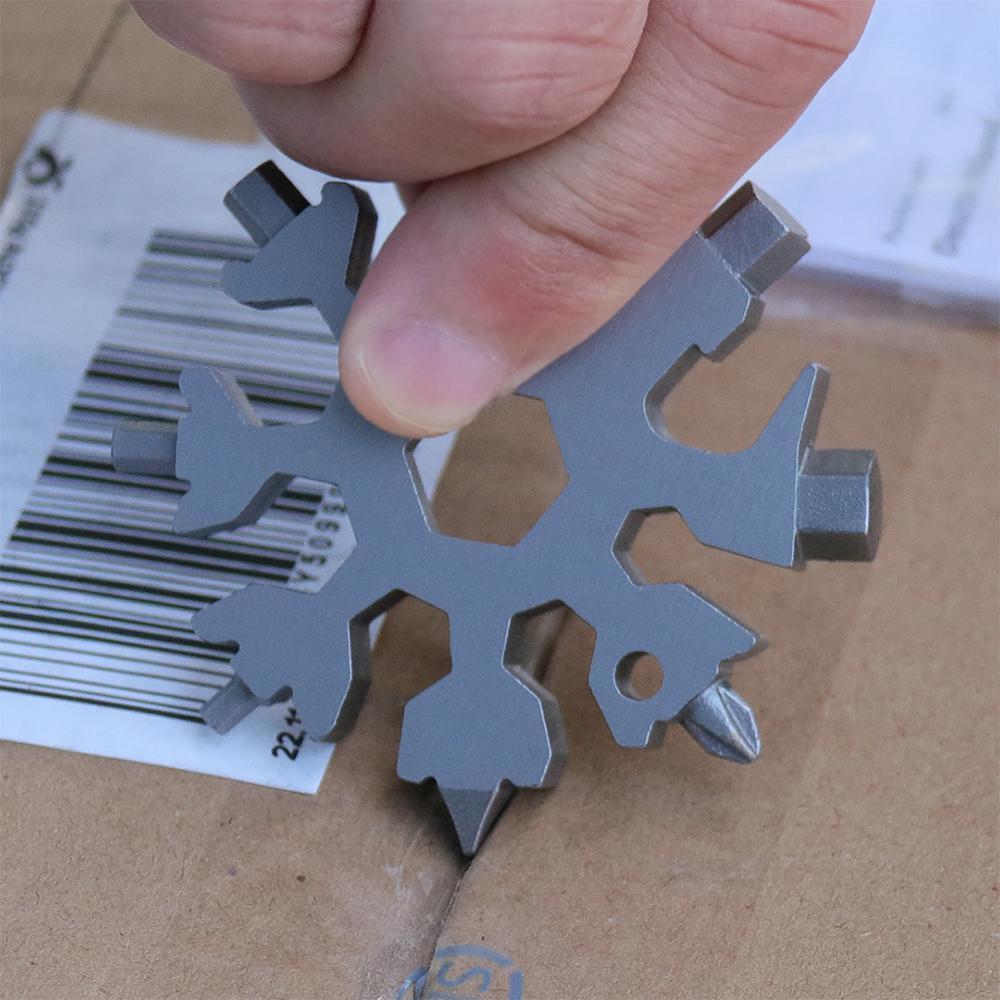 18-in-1 Stainless Steel Snowflake Multi-Tool