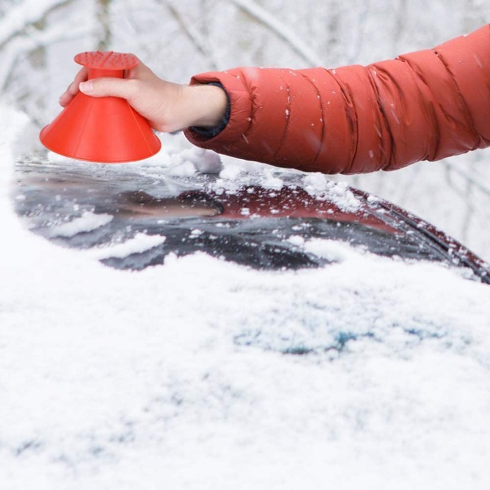 【WINTER READY!】 Ice Scraping Windshield Cone & Wiper Fluid Funnel
