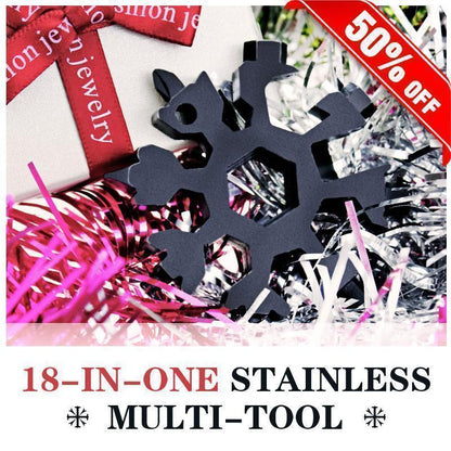 18-in-1 Stainless Steel Snowflake Multi-Tool
