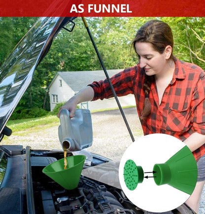 【WINTER READY!】 Ice Scraping Windshield Cone & Wiper Fluid Funnel