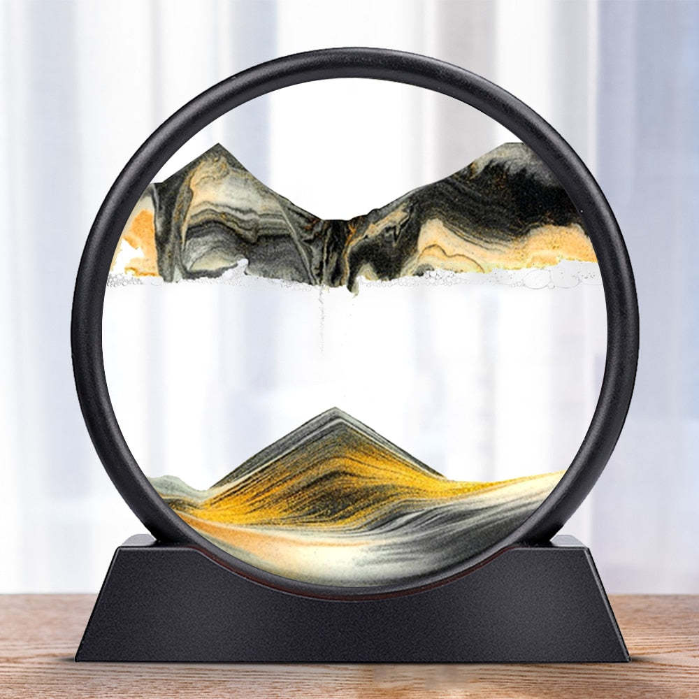 【FLUID ART!】 3D Hourglass Deep Sea Sandscape