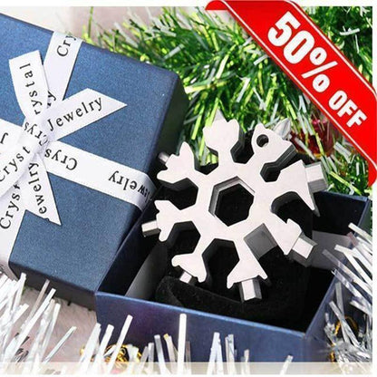 18-in-1 Stainless Steel Snowflake Multi-Tool