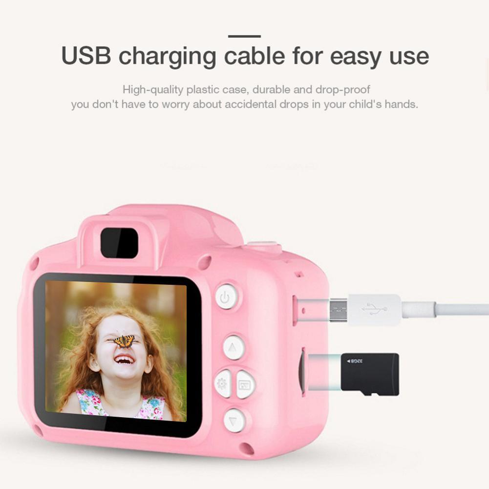 【CAPTURE MEMORIES】 Kids' Miniature Digital Camera with 32 GB SD Card