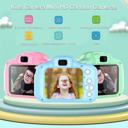 【CAPTURE MEMORIES】 Kids' Miniature Digital Camera with 32 GB SD Card
