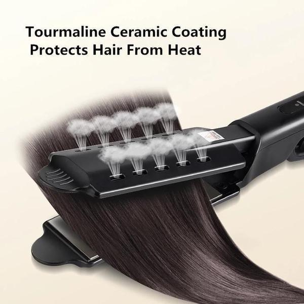 【SILKY SMOOTH!】 Ceramic Tourmaline Ionic Flat Iron Hair Straightener