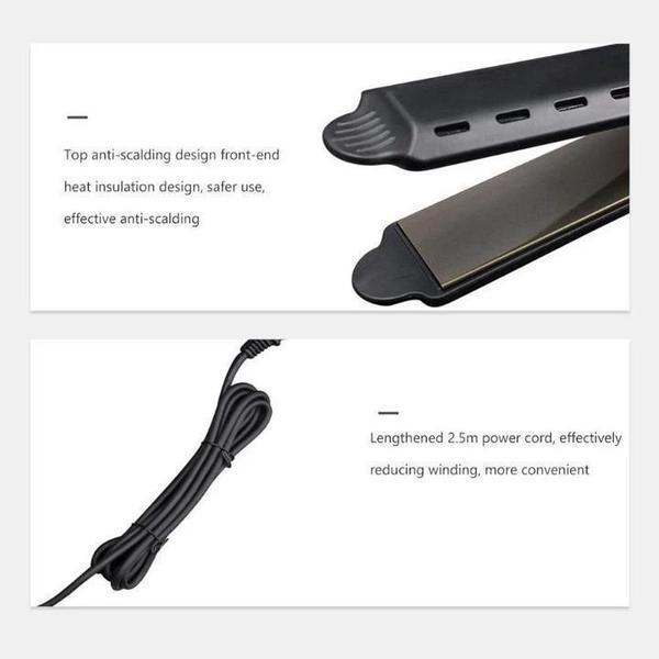 【SILKY SMOOTH!】 Ceramic Tourmaline Ionic Flat Iron Hair Straightener