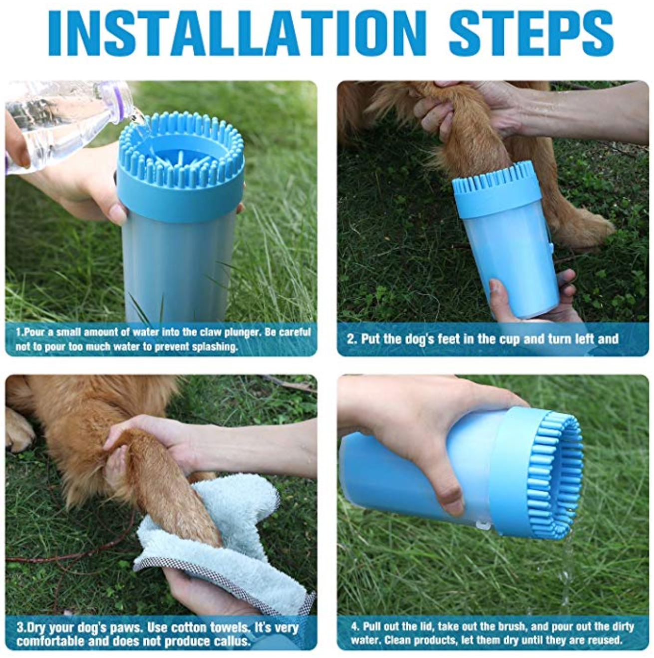 【HAPPY PAWS!】Portable Paw Cleaner