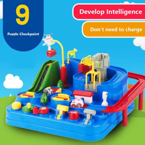 🔥【SPARK IMAGINATION】 Children's Rail Car Toy Set
