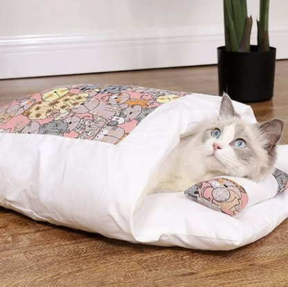 【PURRFECT SLEEP】 FurBuddy Cozy Sleeping Bag
