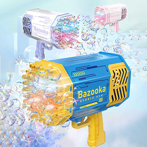 【ENDLESS FUN!】 Bubble Bazooka™ Bubble Spraying Toy Gun