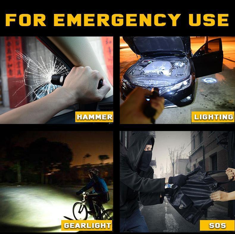 【UNBREAKABLE LIGHT!】 World's Strongest Tactical Zoom Flashlight