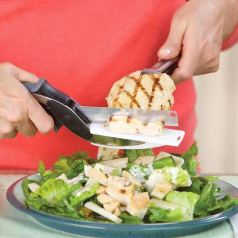 【QUICK CUT!】 2-In-1 Cutting Board Scissors