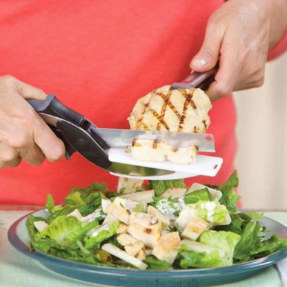 【QUICK CUT!】 2-In-1 Cutting Board Scissors