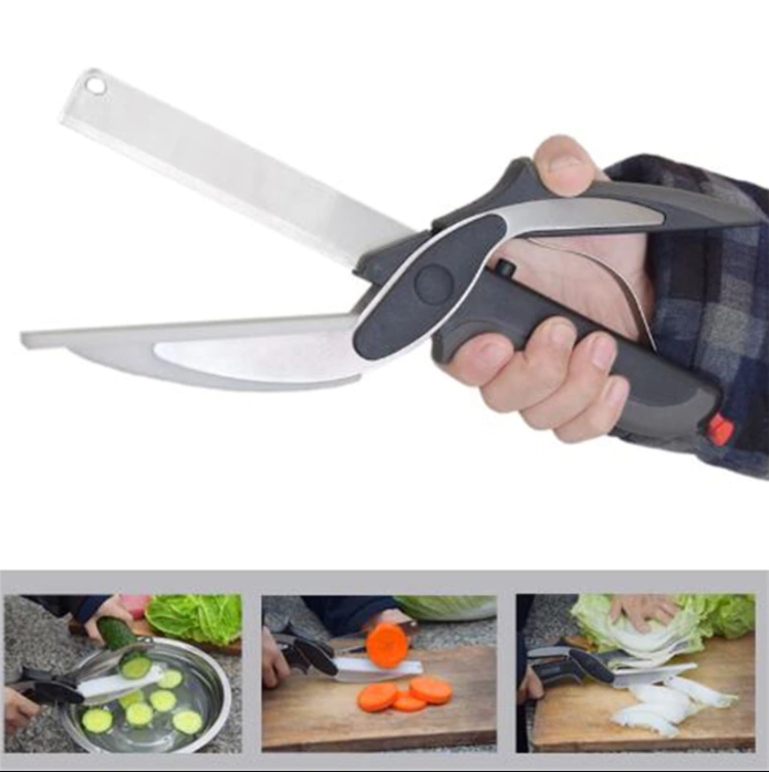【QUICK CUT!】 2-In-1 Cutting Board Scissors