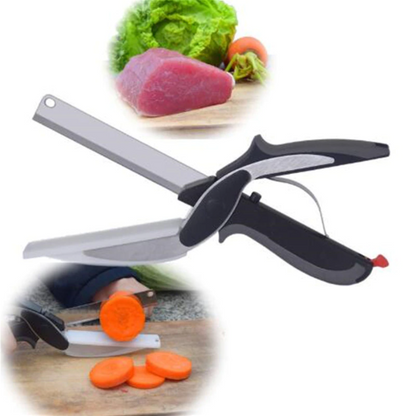 【QUICK CUT!】 2-In-1 Cutting Board Scissors