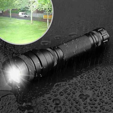 【UNBREAKABLE LIGHT!】 World's Strongest Tactical Zoom Flashlight