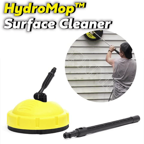 【FAST & CLEAN】 HydroMop™ Surface Cleaner - Connects To Any Pressure Washer!
