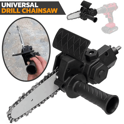 【EFFORTLESS POWER!】 Universal Chainsaw Drill Attachment