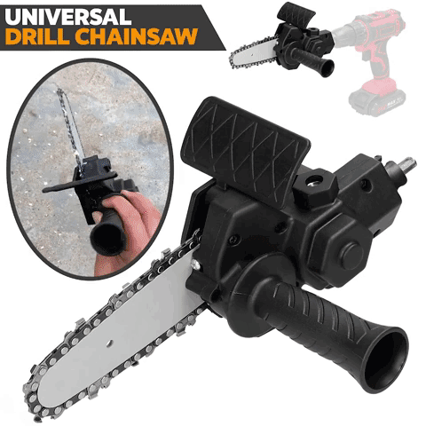 【EFFORTLESS POWER!】 Universal Chainsaw Drill Attachment