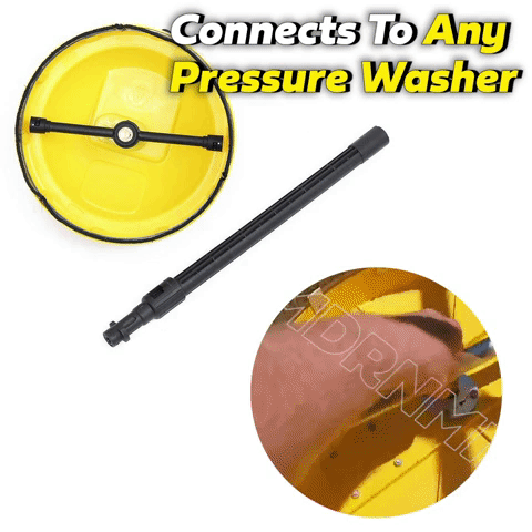 【FAST & CLEAN】 HydroMop™ Surface Cleaner - Connects To Any Pressure Washer!