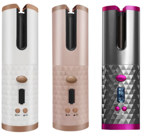 【EFFORTLESS CURLS!】 Cordless Auto Rotating Ceramic Hair Curler