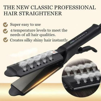 【SILKY SMOOTH!】 Ceramic Tourmaline Ionic Flat Iron Hair Straightener