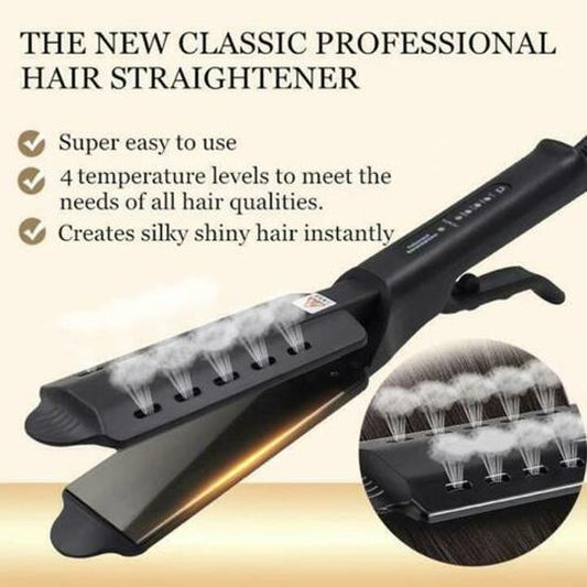 【SILKY SMOOTH!】 Ceramic Tourmaline Ionic Flat Iron Hair Straightener