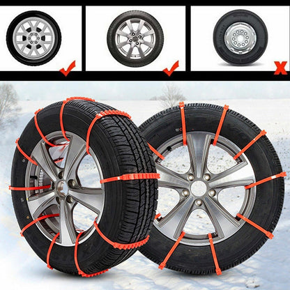 【ROAD READY!】 Reusable Winter Emergency Tire Cables