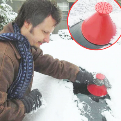 【WINTER READY!】 Ice Scraping Windshield Cone & Wiper Fluid Funnel